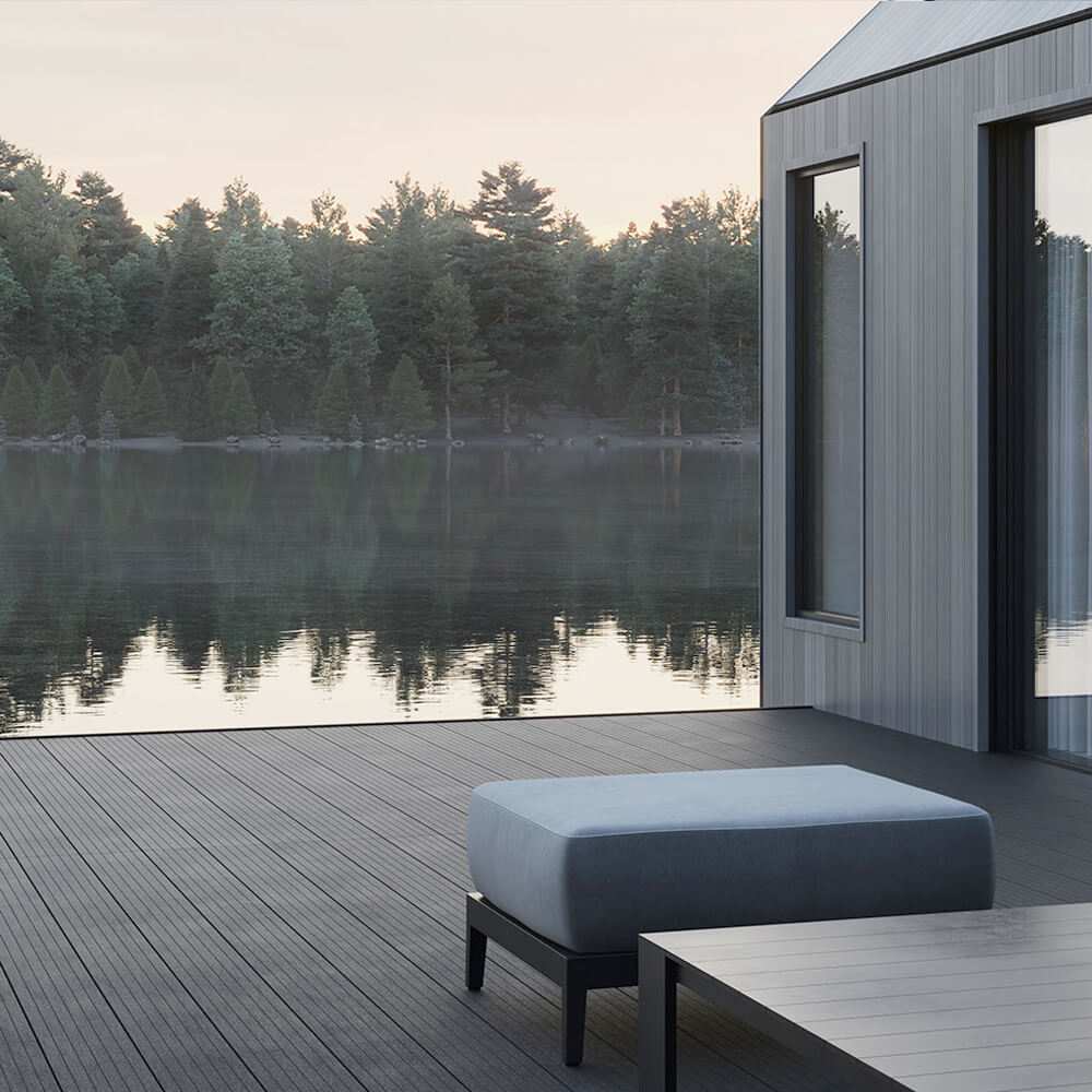 Charcoal Composite Decking Project