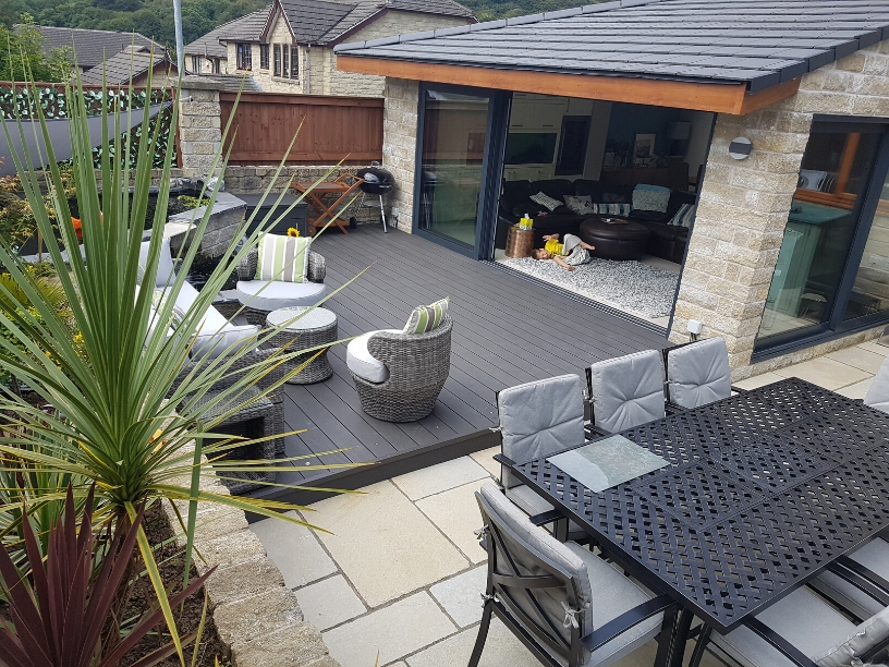 Charcoal Composite Decking