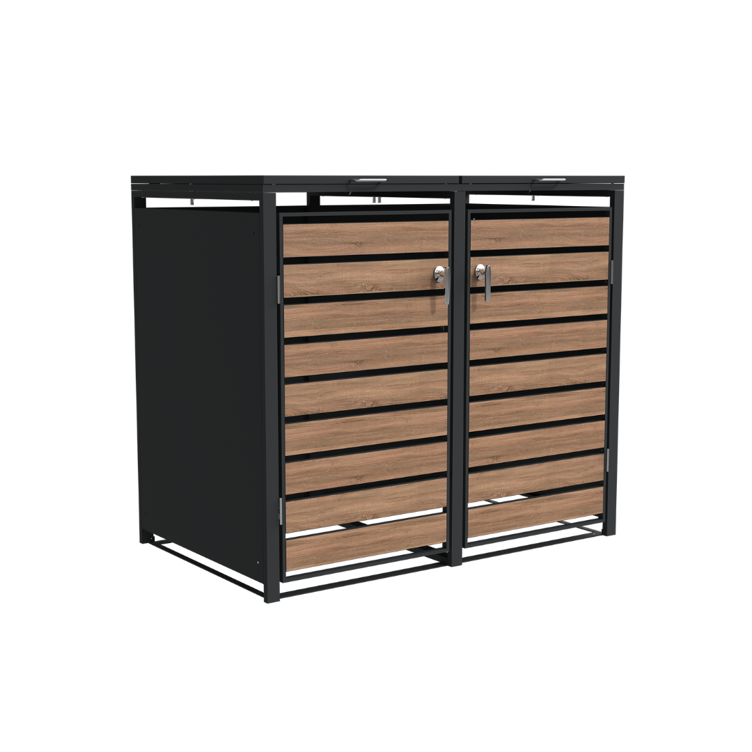 Double lid woodgrain & charcoal 2