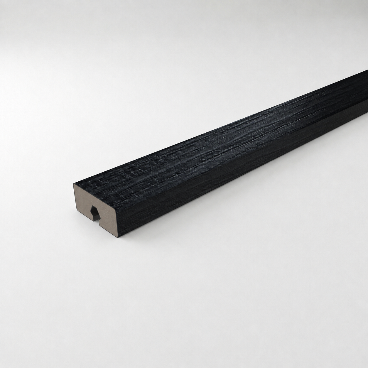 Charred Wood Forma Click Composite Cladding for Grad - Small 45x20x2500mm/3600mm
